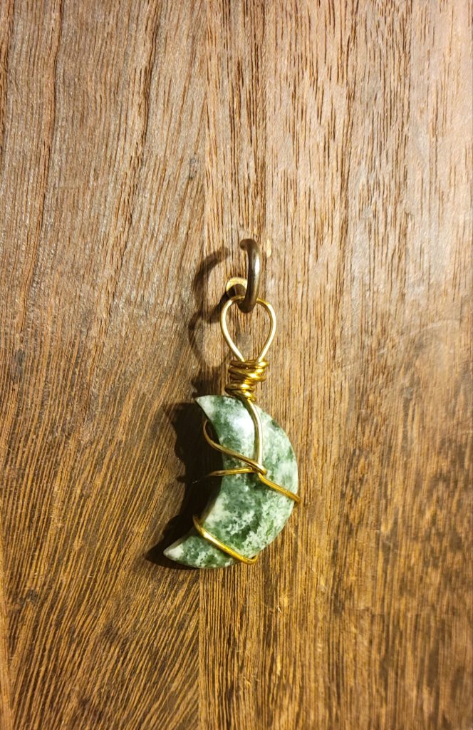 Moon Moss Agate Pendant