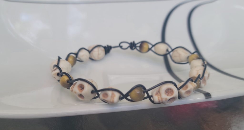 Spooky Skull Aura Bracelet